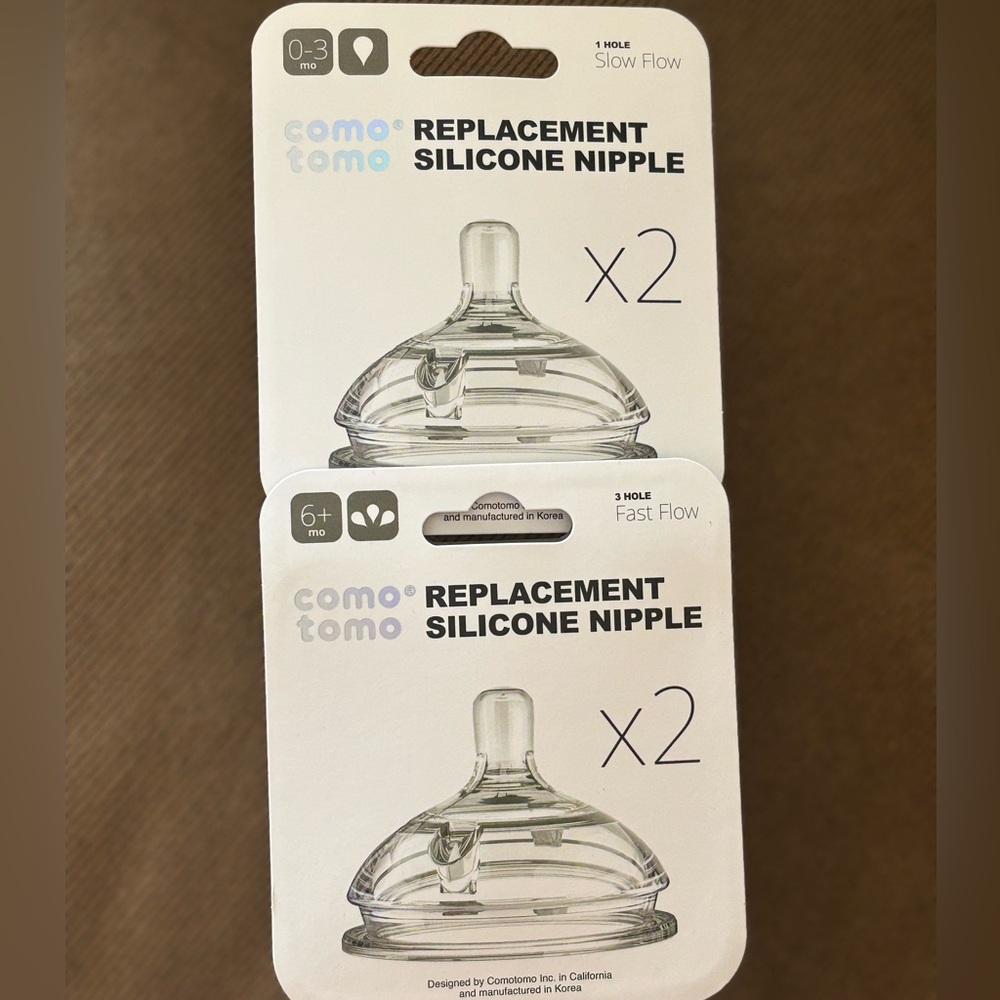 Como Tomo replacement nipples (2pack)